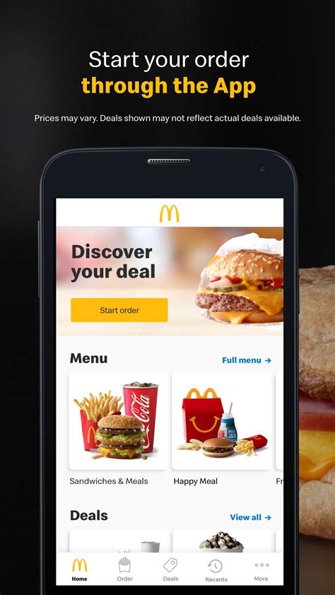 Why order with. . Download mcdonalds app for android